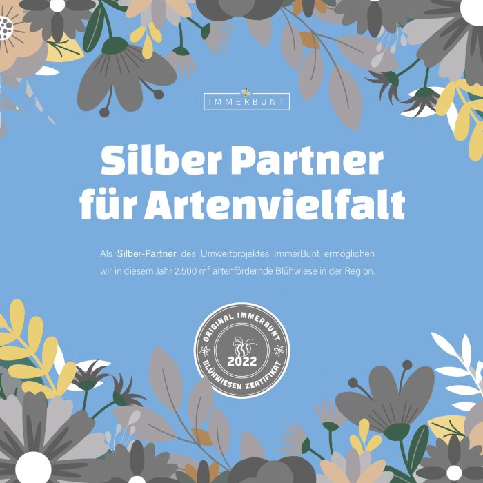 Immerbunt Partner Label silber 1